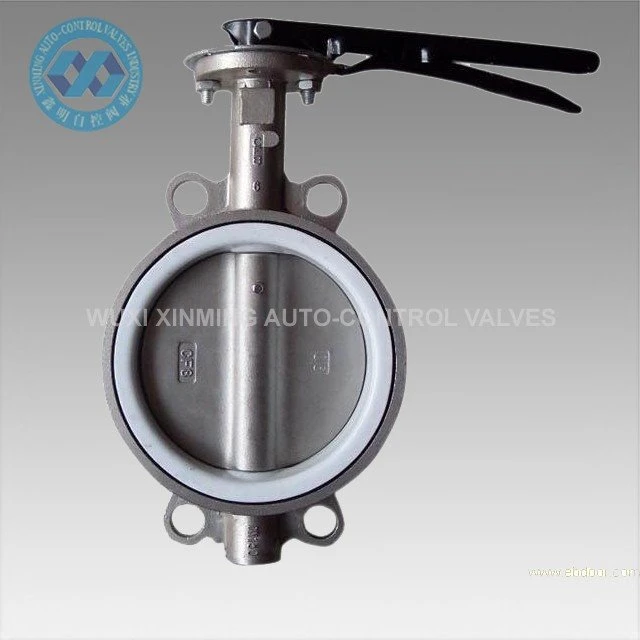Soft-seal Stainless Steel Wafer Butterfly Valve(PTFE seat)