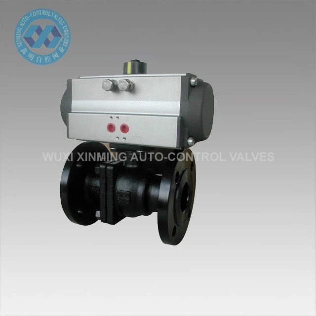 Pneumatic casting iron Ball Valve