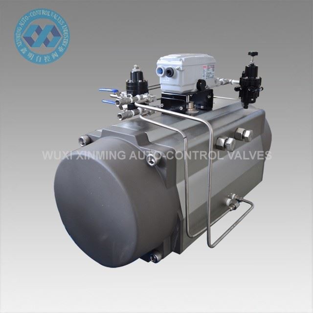 Double Acting Rack And Pinion Pneumatic Actuator Ball Valve Butterfly Valve