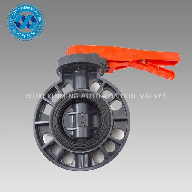 PVC plastikinis drugelio vožtuvas