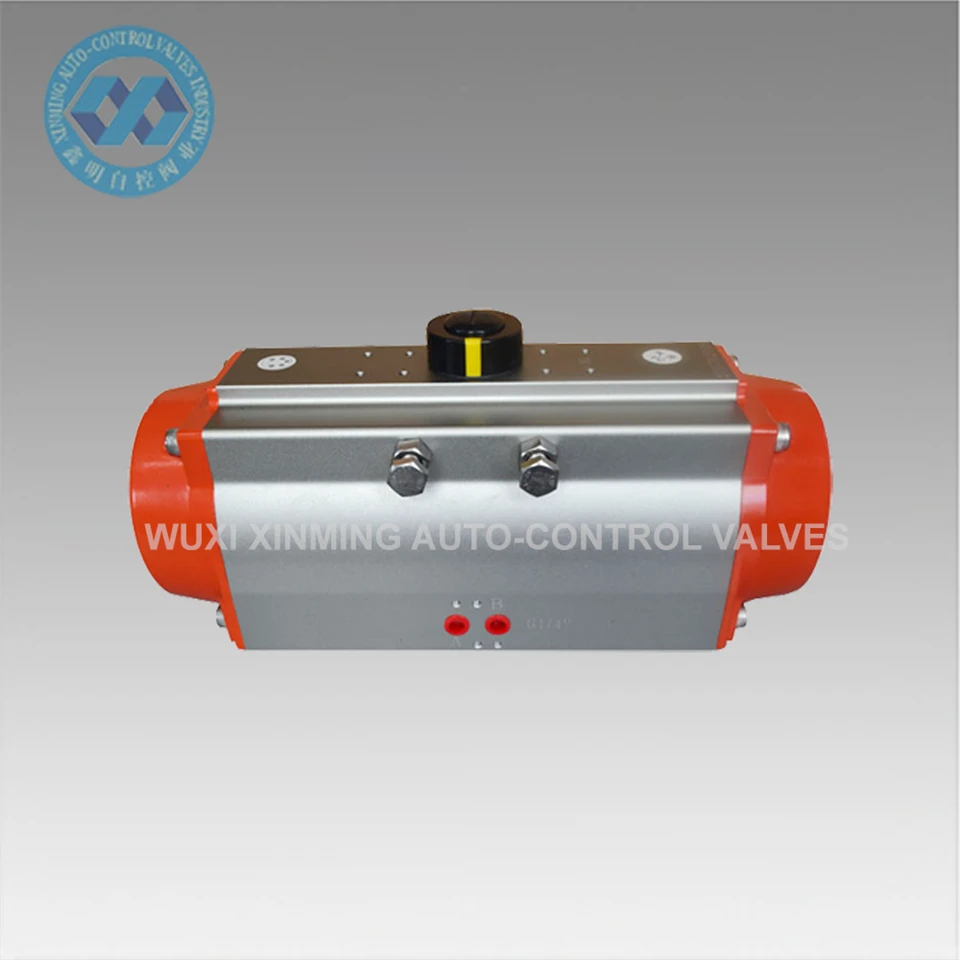 Aluminum Alloy Spring Reset Pneumatic Actuator, Double-acting Pneumatic Rotary Actuator