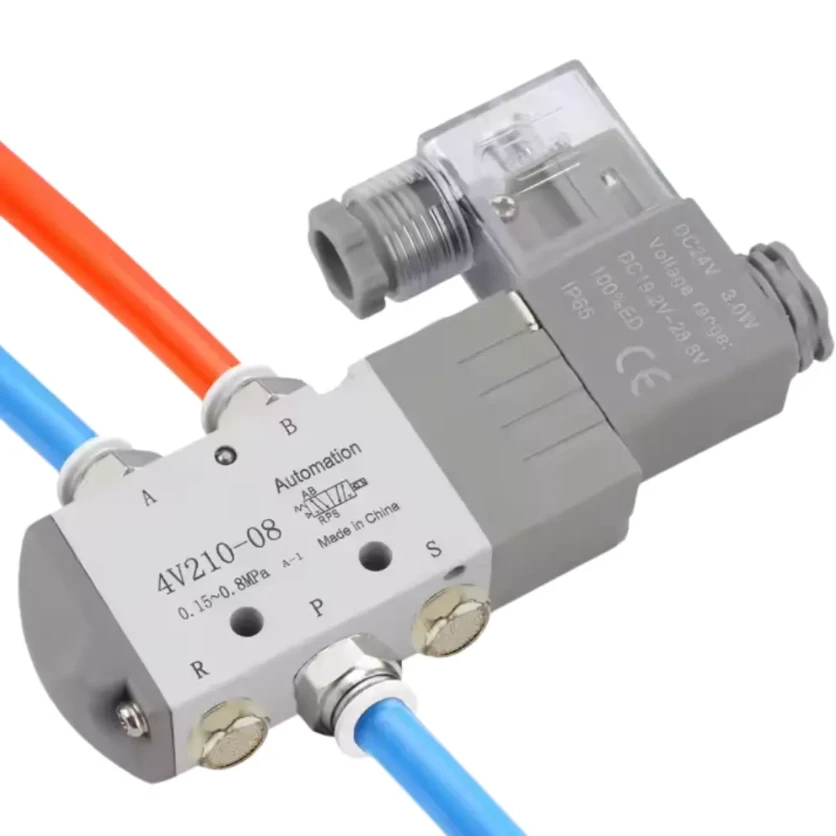 Didmeninis tikslaus srauto valdymo pneumatinis solenoidinis vožtuvas su priedais