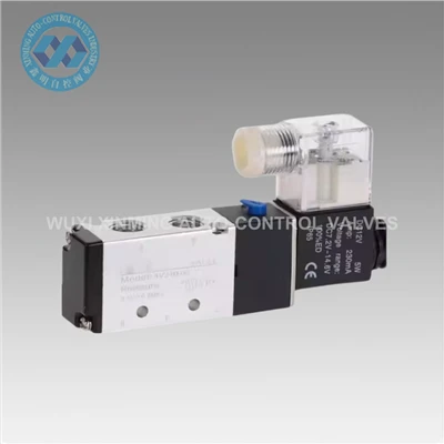 Pneumatinis solenoidinis vožtuvas 5 WAY 2- padėties valdymo oras 12v 24v 220v
