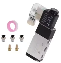 Pneumatinis solenoidinis vožtuvas 5 WAY 2- padėties valdymo oras 12v 24 V
